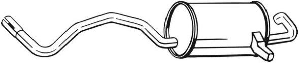 Bosal 279-573 Bosal 279-573 кінцевий глушник