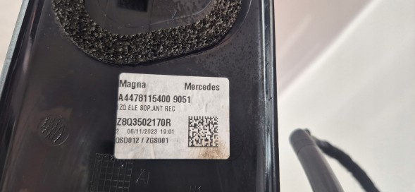 Mercedes-Benz OE A4478115400 MERCEDES VITO 447 LUSTERKO LEWE MERCEDES VITO 447 ДЗЕРКАЛО ЛІВЕ 6+2 PIN