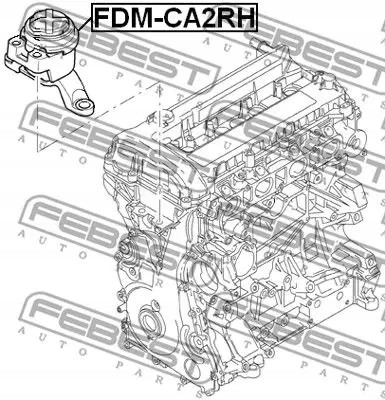 Febest FDM-CA2RH Подушка двигуна fdm-ca2rh febest форд