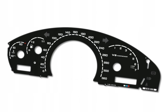 Moman 0089688091111 Mercedes-Benz V8 W215 C215 W220 CL для AMG Заміна циферблатів одометра KMH EU