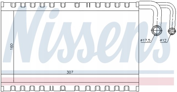 Nissens 92235 Випарник, кондиціонер nissens 92235