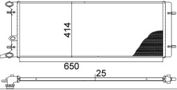 CR 368 001S MAHLE ORIGINAL Радіатор