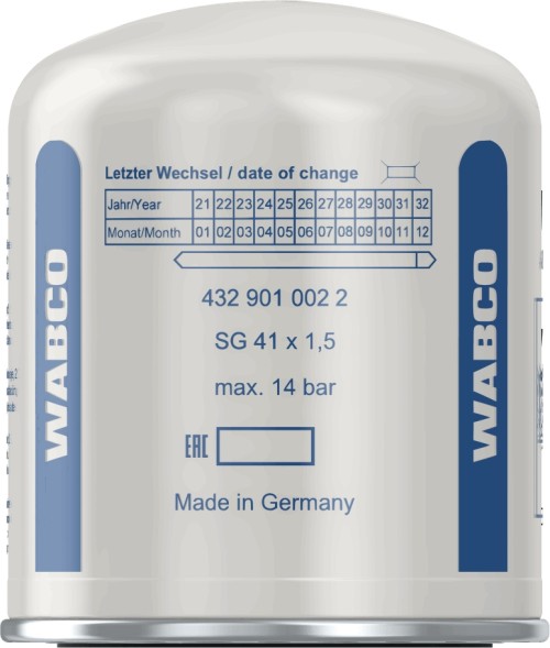 Wabco 4329010022 Картридж осушувача повітря, пневматична система