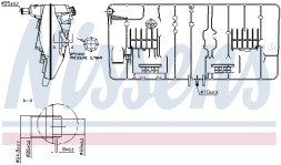 AD BRAKE VIC-350770 Розширювальний бачок охолоджуючої рідини NIS для MAN E2000, F2000