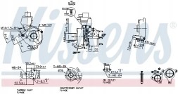 Nissens 93146 Турбокомпресор турбіна 93146 nissens audi seat