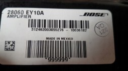 Nissan заводська комплектація 28060EY10A Підсилювач босе nissan qashqai 28060ey10a