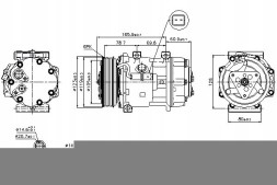 Nissens 86218270 NIS Nis89136 компресор кондиціонера citroen c8, jumpy + помічник водія #33