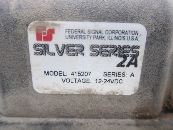 Китай 415207 12-24VDC КОМП'ЮТЕР 415207 FEDERAL SIGNAL SILVER СЕРІЯ 2A