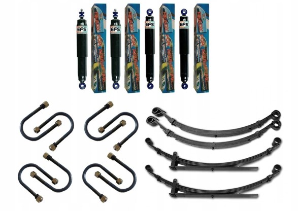 EFS 4WD SAMEFSUB КОМПЛЕКТ ПІДВІСИ ПІДЙОМ 2 ДЮЙМА SUZUKI SAMURAI EFS ПРУЖИНИ ВТУЛКИ УБОЛТИ