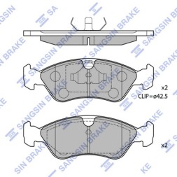 SP1078 SANGSIN Комплект гальмівних колодок дискові