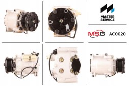 MSG AC0020NEW Компресор кондиціонера FORD Connect 02-13, Fiesta 02-09