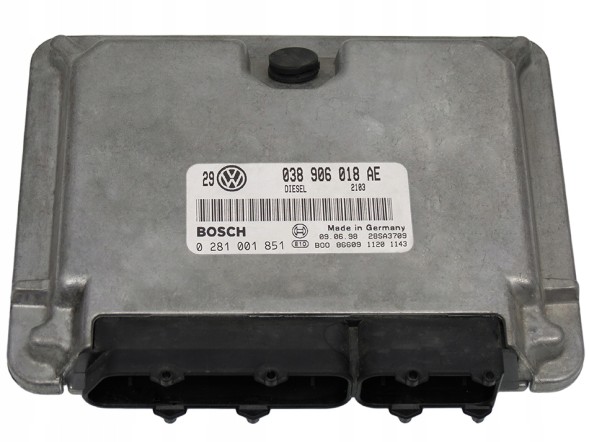 OE Блок керування двигуном (ECU) VW GOLF IV BORA 1.9 TDI 038906018AE 0281001851