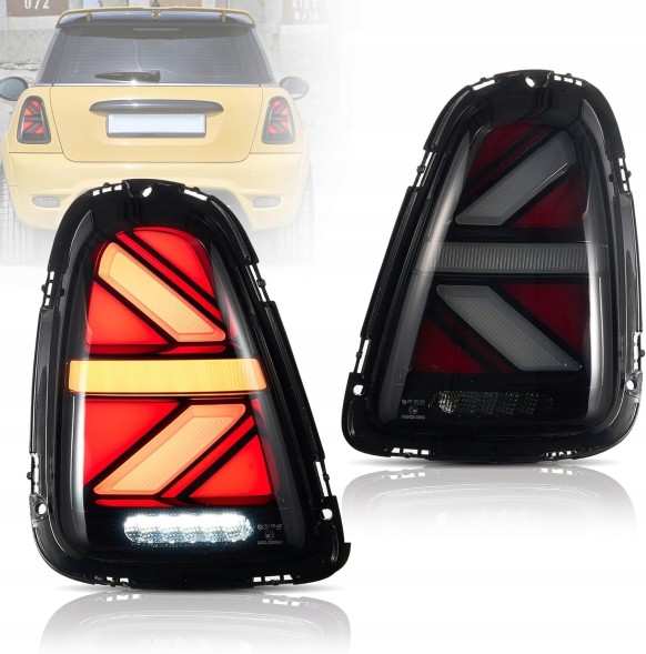VLAND 5102910E LDMC17 MHM Комплект задніх ліхтарів Vland Full Led Tuning Smoke для Mini Cooper r56 r57 r58 r59 (тюнінг, повністю світлодіодні, димчасті)