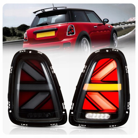 VLAND 5102910E LDMC17 MHM Комплект задніх ліхтарів Vland Full Led Tuning Smoke для Mini Cooper r56 r57 r58 r59 (тюнінг, повністю світлодіодні, димчасті)
