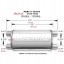 Magnaflow Глушник MagnaFlow 4x9" 2,5" / 2,5" 63 мм / 63 мм нержавіюча сталь 14379