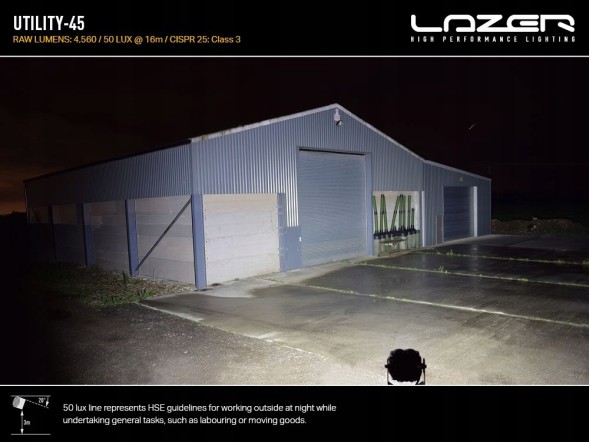 Lazer 1300U45-G2-Slim РОБОЧА ЛАМПА LAZER UTILITY-45 (РОЗСІЯНЕ СВІТЛО) 4560 ЛМ 45W