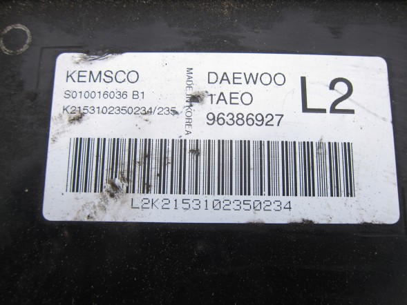 Китай КОМП'ЮТЕР 96386927 S010016036 B1 L2 DAEWOO