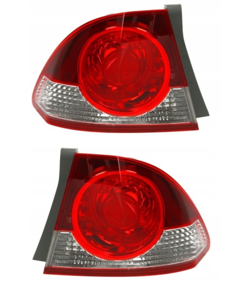 TYC 3845880E + 3845870E Задні ліхтарі для HONDA CIVIC SDN 05-08, комплект Л+П