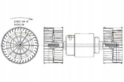 Hella HEL8EW 351 043-381/RS1 Вентилятор hella 351043381