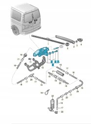 Volkswagen OE 7LA955711C Двигун приводу склоочисників ASO VW