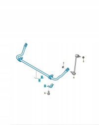 Volkswagen OE 2N0411305E СТАБІЛІЗАТОР ОРИГ VW
