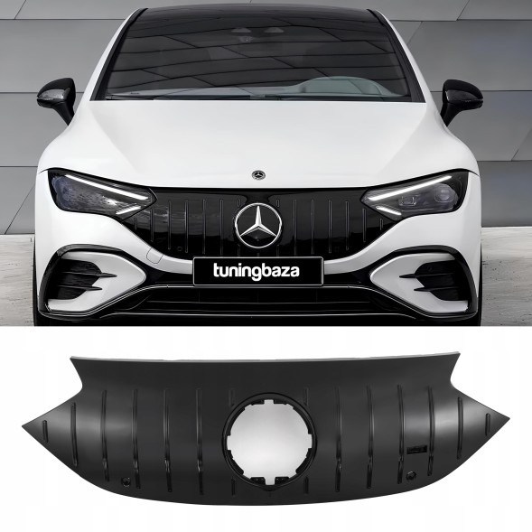 Китай GR025066 Атрапа гриль GT STYLE Mercedes EQE V295 ЧОРНИЙ ГЛЯНЕЦЬ (ТІЛЬКИ AMG-Line)