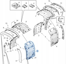 Tangde 2599521 2600171 КРИЛО КАБІНИ SCANIA RS 2599521 LH