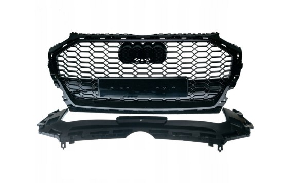 Китай AD551205-5 AUDI Q5 RSQ5 II 80A 21- РЕШІТКА РАДІАТОРА ЧОРНИЙ ГЛЯНЕЦЬ СІТКА QUATTRO