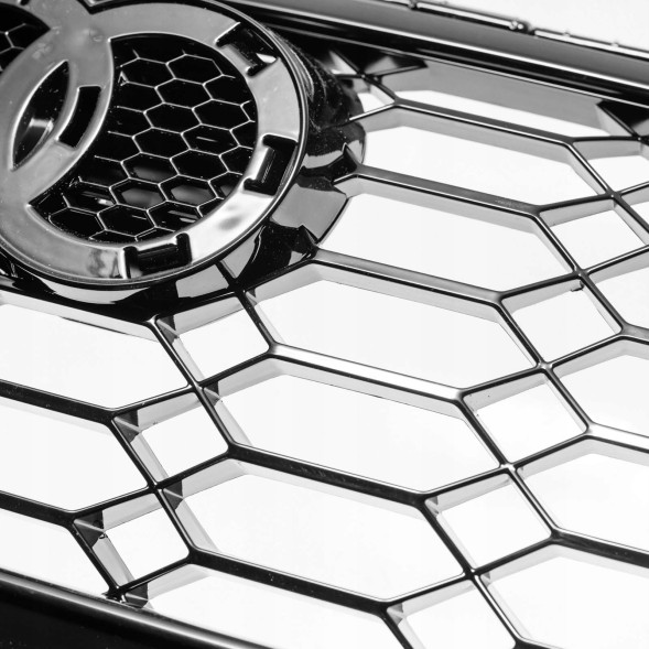 Китай AD551205-5 AUDI Q5 RSQ5 II 80A 21- РЕШІТКА РАДІАТОРА ЧОРНИЙ ГЛЯНЕЦЬ СІТКА QUATTRO