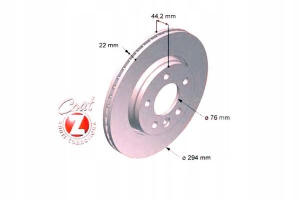 Zimmermann ZIM600.3232.20/RS1 Комплект гальмівних дисків zimmermann 24934 2401220