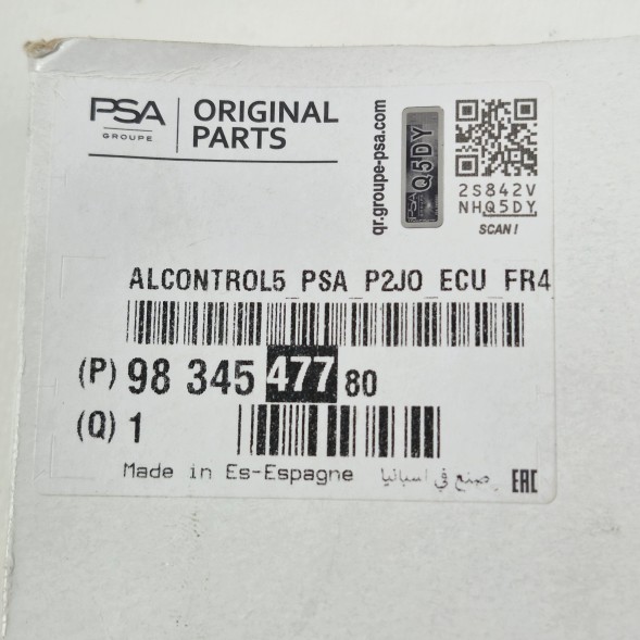 Groupe PSA 9834547780 TransCars OPEL CORSA F 19+ Модуль керування LED-фарами 9834547780