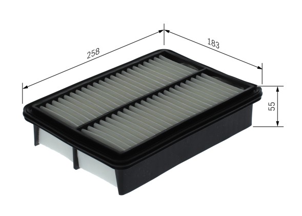 F026400747 BOSCH Фільтр повітряний