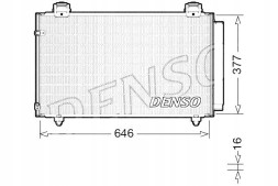 Denso DCN50043 Denso dcn50043 конденсатор, кондиціонер