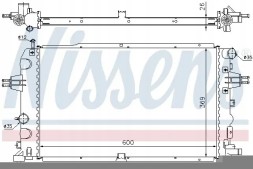 Nissens 63111A Радіатор охолодження 63111a nissens opel astra