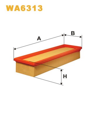 WA6313 WIX FILTERS Фільтр повітряний
