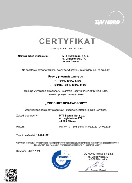 MTT System 0013_K_1M_Man Пневматичні подушки vw volkswagen crafter dw 2017-2026 компр. 100Psi 1mu
