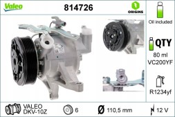 Valeo 814726 Компресор, кондиціонер valeo 814726