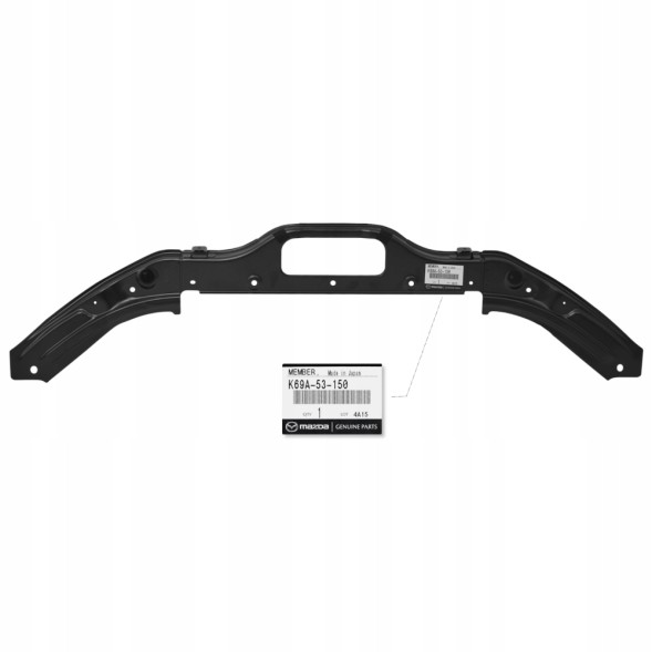 Mazda OE K69A-53-150 MAZ-000496 Накладка верхня ременя передня Mazda CX-5 2017-.KF K69A-53-150 KB7W-53-150B ORG