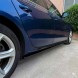 Китай Dokładki boczne AUDI A5 8T S-LINE 2007-2017 SPORTBACK 4 DOOR Накладки на пороги AUDI A5 8T S LINE SPORTBACK Чорний глянець Бокові пороги