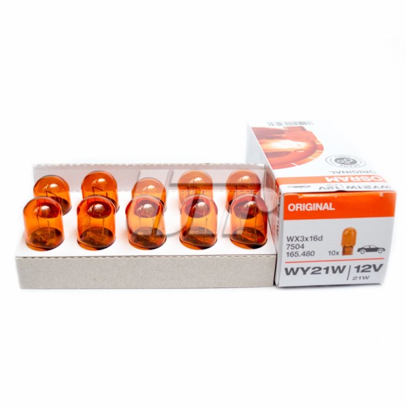 7504 OSRAM Автолампа Osram WY21W 12V