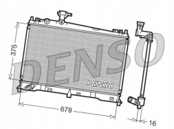 Denso DRM44010 Охолоджувач води mazda 6 02- - denso drm44010
