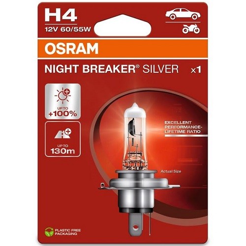 64193NBS 1BL OSRAM Автолампа Osram H4 12V 60 55W P43t