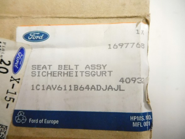 Ford OE 1C1A-V611B64-ADJAJL Оригінальні ремені безпеки FORD Transit 1697768