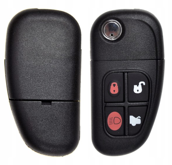 Китай Kluczyk Pilot z elektroniką typu scyzoryk 4-przyciski FO21 ID60 433MHz Rover Jaguar S-Type 1999-2008 X-Type 2001 - 2009 XJ 2002 - 2009 XJR 2002 - 2009 Ключ Пульт дистанційного керування з електронікою для Land Rover JAGUAR S-TYPE XJ XJR