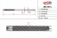 MSG ME212C Планка зубчаста рульової передачі Mercedes CL C215 99-06, S-Class W220