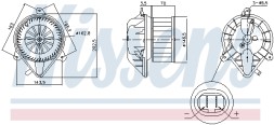 87171 NISSENS Вентилятор салону