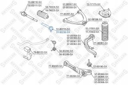 Stellox 51-00236-SX Рульовий наконечник правий для Nissan 350 Z
