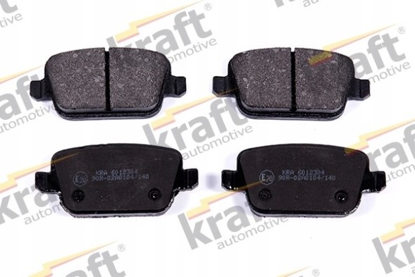 Kraft Automotive 6012304 + 6042003 Накладки + гальмівні диски задні крафт ford kuga і 1