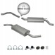 Ferroz Export ZEST.06.070+06.071 Комплект глушників vw t4 transporter 2.0 2.5 1.9d