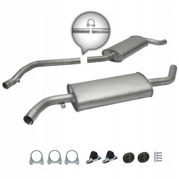 Ferroz Export ZEST.06.070+06.071 Комплект глушників vw t4 transporter 2.0 2.5 1.9d